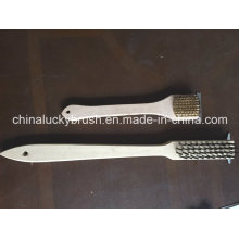 12inch Wooden Handle Copper Wire Polishing Brush (YY-530)